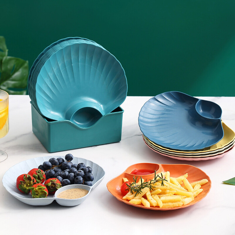 Kuhinjski doručak Tanjur za pomfrit sa začinima Tanjur za užinu u domaćinstvu Tanjur za suho voće Dječji slatki stolni tanjur s kostima