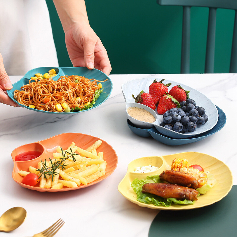 Kuhinjski doručak Tanjur za pomfrit sa začinima Tanjur za užinu u domaćinstvu Tanjur za suho voće Dječji slatki stolni tanjur s kostima