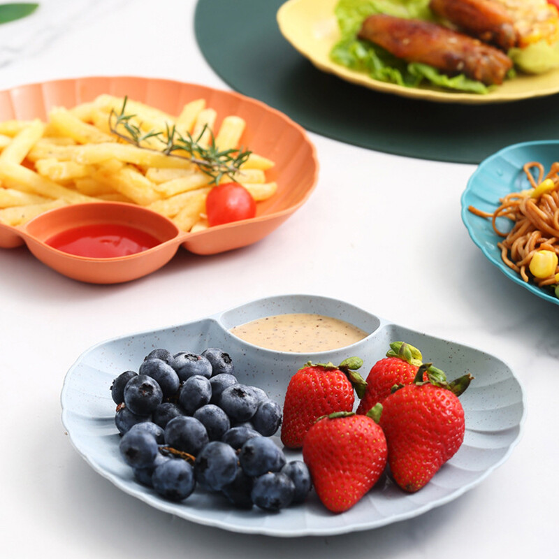 Kuhinjski doručak Tanjur za pomfrit sa začinima Tanjur za užinu u domaćinstvu Tanjur za suho voće Dječji slatki stolni tanjur s kostima