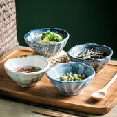 Японски домакински керамичен съд за подправки Творчески ръчно рисуван съд със соев сос и оцет Ястие с плодови закуски