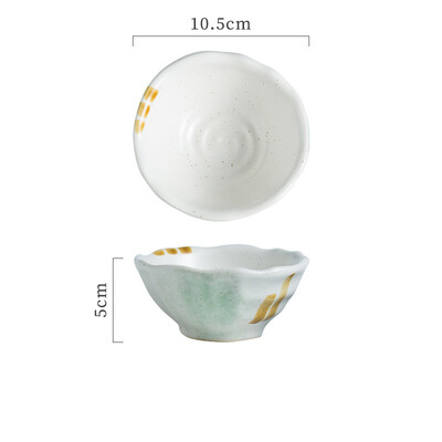Японски домакински керамичен съд за подправки Творчески ръчно рисуван съд със соев сос и оцет Ястие с плодови закуски