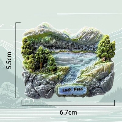 Европа Обединено кралство Англия BigBen Stonehenge Resin 3D магнити за хладилник Туризъм Сувенир Стикер за хладилник Занаятчийски подарък