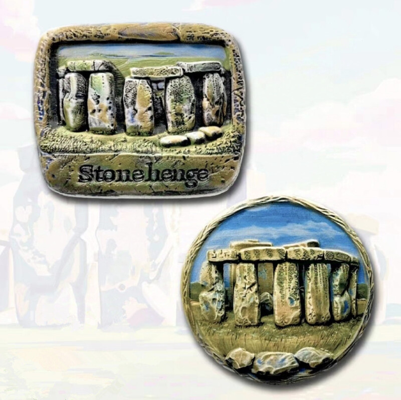 Европа Обединено кралство Англия BigBen Stonehenge Resin 3D магнити за хладилник Туризъм Сувенир Стикер за хладилник Занаятчийски подарък