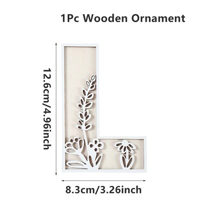 1kom AZ drvena abeceda izrezbareni ukrasi Dekorativni stolni zid VOLIM TE Ručno rezbarenje slova u drvetu DIY Rukotvorine Dekoracija doma 