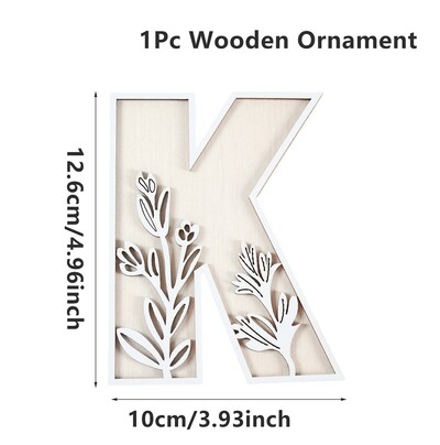 1kom AZ drvena abeceda izrezbareni ukrasi Dekorativni stolni zid VOLIM TE Ručno rezbarenje slova u drvetu DIY Rukotvorine Dekoracija doma 