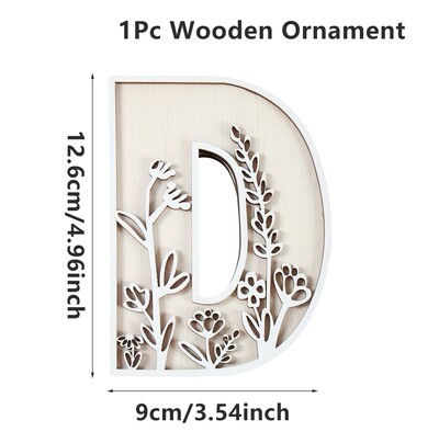 1kom AZ drvena abeceda izrezbareni ukrasi Dekorativni stolni zid VOLIM TE Ručno rezbarenje slova u drvetu DIY Rukotvorine Dekoracija doma 