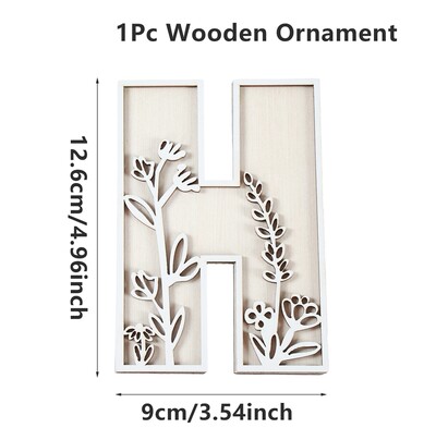 1kom AZ drvena abeceda izrezbareni ukrasi Dekorativni stolni zid VOLIM TE Ručno rezbarenje slova u drvetu DIY Rukotvorine Dekoracija doma 