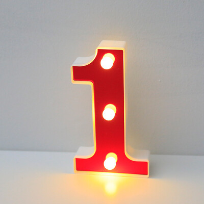 Червена 26 английска буква LED нощна лампа Marquee Alphabet Lamp Home Club Outdoor Indoor Christmas Party Wedding Wall Decoration