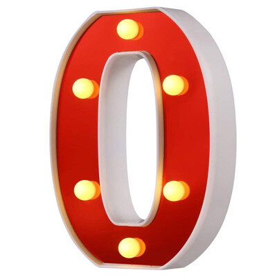 Червена 26 английска буква LED нощна лампа Marquee Alphabet Lamp Home Club Outdoor Indoor Christmas Party Wedding Wall Decoration