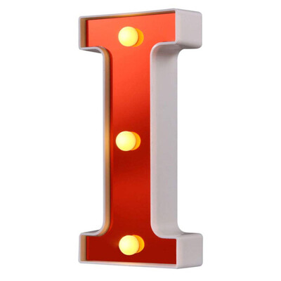 Червена 26 английска буква LED нощна лампа Marquee Alphabet Lamp Home Club Outdoor Indoor Christmas Party Wedding Wall Decoration