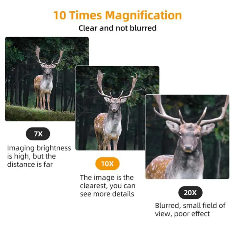 100 x 22 HD mastelio keitimo nešiojamas galingas žiūronas ilgo nuotolio teleskopas sulankstomas žiūronai, skirti medžioklei, kelionei stovyklaujant