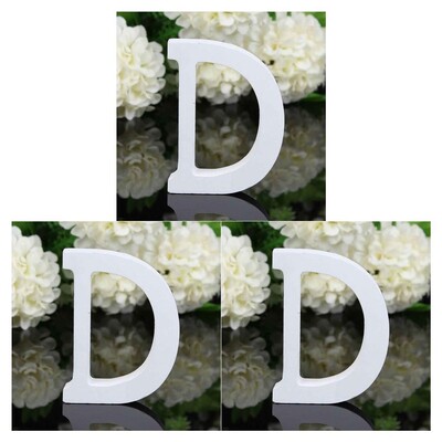 8 см 26 бели големи дървени букви Азбука Преносим орнамент за окачване на стена Устойчиви на износване подпори Декорация на магазин за дома