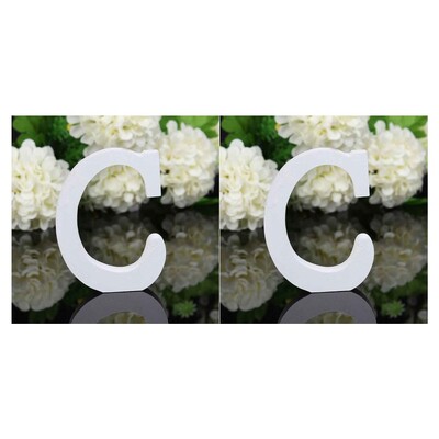 8 см 26 бели големи дървени букви Азбука Преносим орнамент за окачване на стена Устойчиви на износване подпори Декорация на магазин за дома