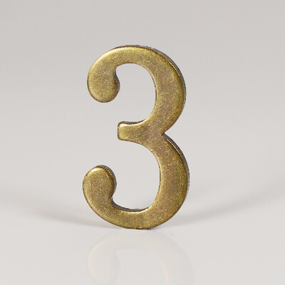 Bronzinės spalvos durų numeris su pagrindine lipniu namo numeriu Buto durų numeris, skirtas lauko viešbučio namų pašto dėžutės etiketei