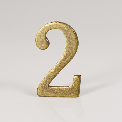 Bronzinės spalvos durų numeris su pagrindine lipniu namo numeriu Buto durų numeris, skirtas lauko viešbučio namų pašto dėžutės etiketei