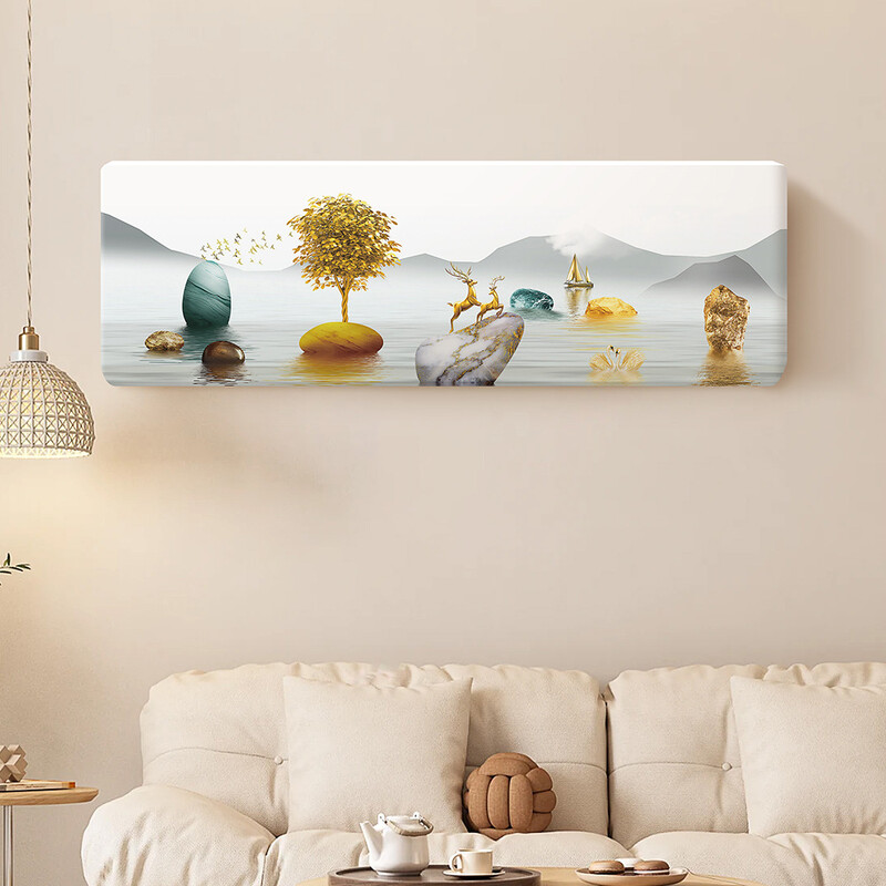 Oro kondicionierius, apsaugantis nuo dulkių, pakabinamas universalus ant sienos, tinka Midea Helgeli elastiniam "viskas įskaičiuota" dangčiui 2024 naujas stilius