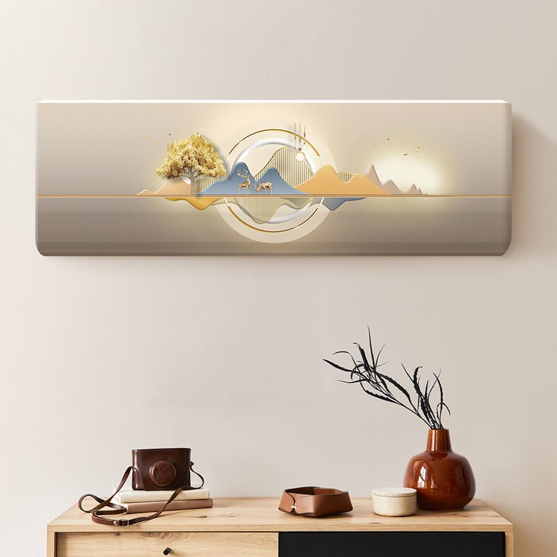 Oro kondicionierius, apsaugantis nuo dulkių, pakabinamas universalus ant sienos, tinka Midea Helgeli elastiniam "viskas įskaičiuota" dangčiui 2024 naujas stilius