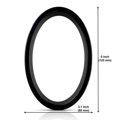 125 mm juodos namų numerių raidės Lauko adreso lentelė kiemui Plaukiojančių metalinių durų numerių durų plokštės Šiuolaikiniai pašto dėžutės ženklai