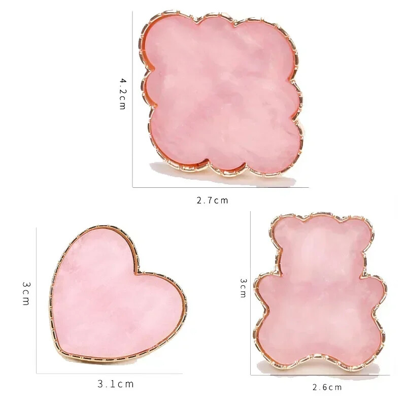 Пръстен за нокти Лесен за почистване Пръстен за боядисване Палитра за нокти Палитра за нокти за смесване Модни нокти със сърце Аксесоари Инструменти за маникюр