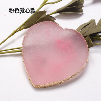 1 бр. Resin Agate Nail Art Color Paint Palette Nail Display Board Nail Art Heart Shaped Star Plate Gel Polish Palett Manicure Tool