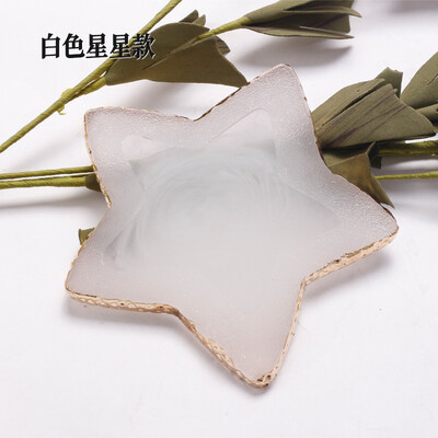 1 бр. Resin Agate Nail Art Color Paint Palette Nail Display Board Nail Art Heart Shaped Star Plate Gel Polish Palett Manicure Tool