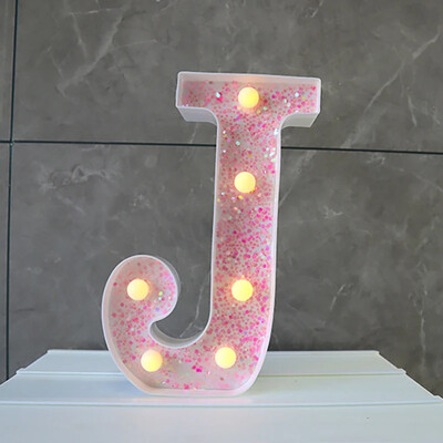 LED-valgustid roosa tähestiku täht 22cm numbriga akulamp helendav telgi öövalgusti pulma-sünnipäevapeoks Häid jõule