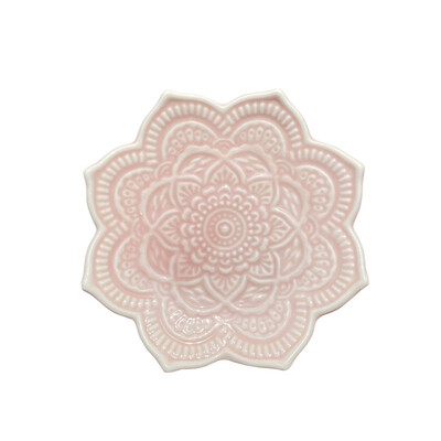 1 БР. Керамична чиния за пръстени Поставка за съдове за бижута Малка тава за дрънкулки Чиния за обеци, пръстени Колиета, ключове, подарък за мама, приятелка, сестра