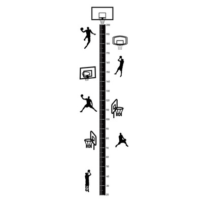 Vaikų augimo ūgio diagramos tapetai Futbolo sporto teminiai animaciniai filmai Sienų liniuotė vaikų kambariui Namai Žaidimų kambarys Svetainė Klasė