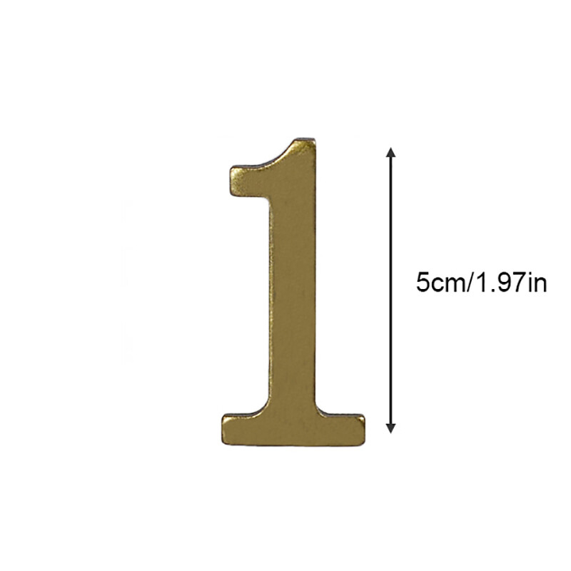 Bronzinės spalvos durų numeris su pagrindine lipniu namo numeriu Buto durų numeris, skirtas lauko viešbučio namų pašto dėžutės etiketei