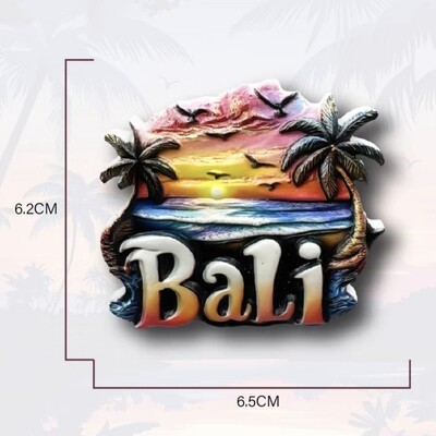 Азия Индонезия Бали Ijen Bromo Resin 3D магнити за хладилник Туристически сувенир Стикер за хладилник Занаятчийски подарък Декорация