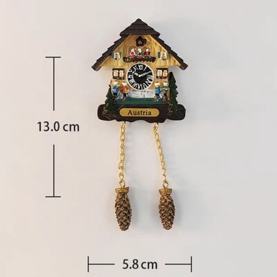 Европа Австрия 3D магнити за хладилник Туристически сувенири Магнити за хладилник Колекция стикери Занаятчийски предмети за декорация