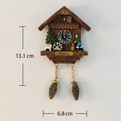 Европа Австрия 3D магнити за хладилник Туристически сувенири Магнити за хладилник Колекция стикери Занаятчийски предмети за декорация