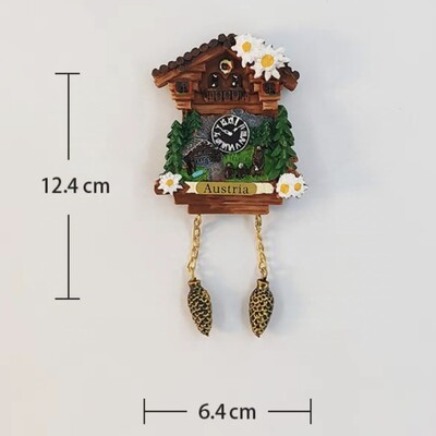 Европа Австрия 3D магнити за хладилник Туристически сувенири Магнити за хладилник Колекция стикери Занаятчийски предмети за декорация