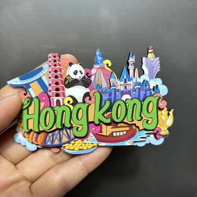 Дървени магнити за хладилник 3D Дания Русия Канада САЩ Хавай Мемориал за пътуване Магнитен стикер за хладилник Сувенир за декорация на дома