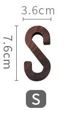 1 vnt. riešutmedžio medinės raidės angliškos abėcėlės „pasidaryk pats“ asmeninis vardo dizainas Menas amatai Laisvai stovinčios širdies vestuvių namų dekoras