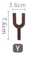 1 vnt. riešutmedžio medinės raidės angliškos abėcėlės „pasidaryk pats“ asmeninis vardo dizainas Menas amatai Laisvai stovinčios širdies vestuvių namų dekoras