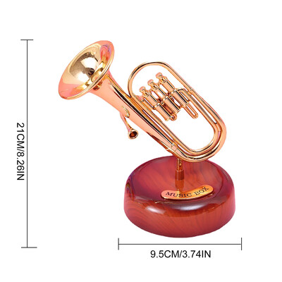 Vintažinio stiliaus dirbtinis telefono modelis, retro dervos namų dekoro ornamentas, klasikinės spalvos ir paprastas patvarus dizainas