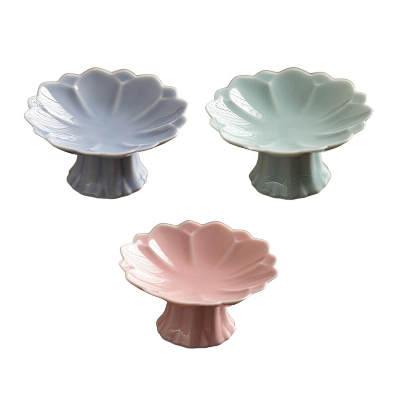 Плата за сервиране Декорация Модерен многофункционален керамичен поднос Сервираща чиния Фруктова купа за плодов десерт Кексче Семейство ядки