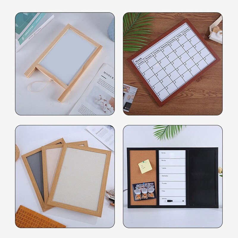 Kamštienos ekrano skydelis Kamštienos pranešimų lenta Medienos atmintinės skelbimų lenta biuro mokyklai Nuotraukų fonas „Pasidaryk pats“ namų dekoras