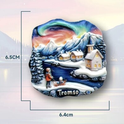 Европа, Норвегия, смола, 3D магнити за хладилник, туристически сувенир, стикер за хладилник, ръкоделие, подарък, декорация