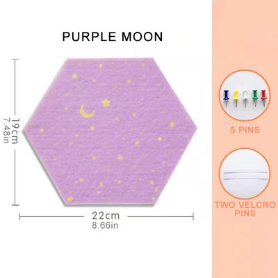 Šešiakampės veltinio lentos plytelės Biuletenis Atmintinė Nuotrauka Kamštinės lentos Lipnios lentos su smeigtukais įspėjimas Pranešimas Lipni nuotrauka ekranas Sienų dekoras