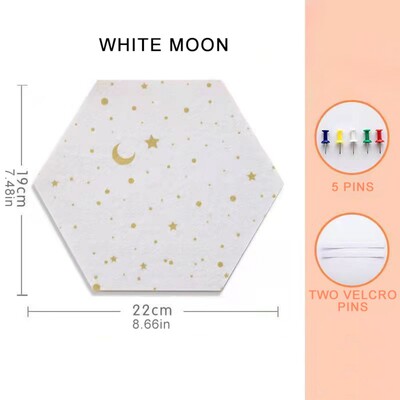 Šešiakampės veltinio lentos plytelės Biuletenis Atmintinė Nuotrauka Kamštinės lentos Lipnios lentos su smeigtukais įspėjimas Pranešimas Lipni nuotrauka ekranas Sienų dekoras