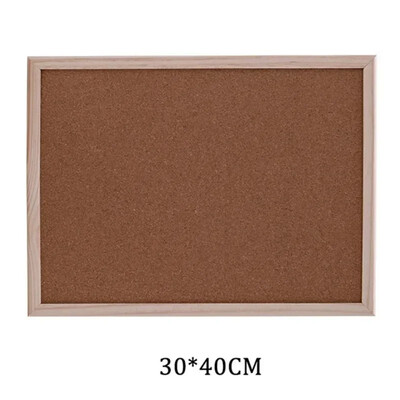 Kamštienos pranešimų lenta Vintažinės pušies medienos rėmas kamštienos lenta buitinė nuotraukų siena, fonas klasėje, biuro dekoravimas pranešimų lentos