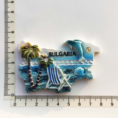 Европа България Туристически магнит за хладилник Сувенир Ръчно рисувани декоративни изкуства и занаяти Магнити за хладилник Декорация на дома