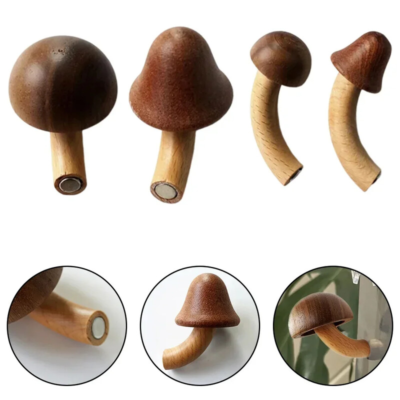 Дървена гъба Магнит за хладилник Творчески магнит Стикер за съобщения Магнити за хладилник Аксесоари за декорация на дома Стикери за съобщения