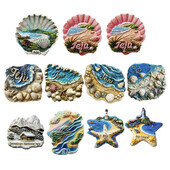 Азия Корея Чеджу смола 3D магнити за хладилник Туристически сувенир Стикер за хладилник Занаятчийски подарък Декорация