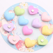 6 бр./лот Любовно сърце Магнит за хладилник Табло за съобщения Магнитен стикер за хладилник Стая Начало Декор Аксесоари за декорация на кухня