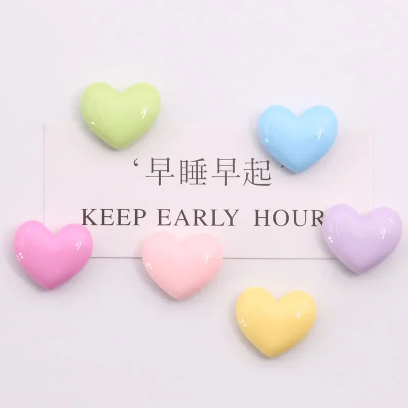 6 бр./лот Любовно сърце Магнит за хладилник Табло за съобщения Магнитен стикер за хладилник Стая Начало Декор Аксесоари за декорация на кухня