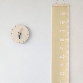 Baby Kids Growth Chart Κρεμαστός χάρακας Διακόσμηση τοίχου Ακριβής αύξηση ύψους μωρού