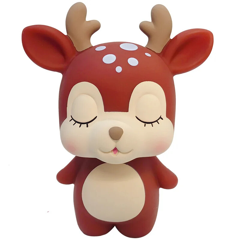 Карикатура Творческа касичка с монети от смола Карикатура Касичка във формата на елен Всекидневна Спалня Декорация на работния плот Орнаменти Елен